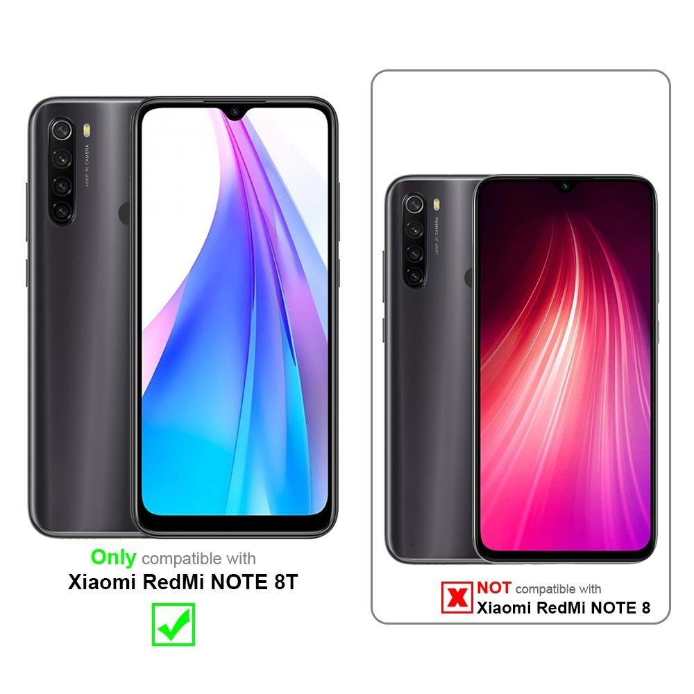 Cadorabo  Housse compatible avec Xiaomi RedMi NOTE 8T - Coque de protection avec fermeture magnétique, fonction de support et compartiment pour carte 