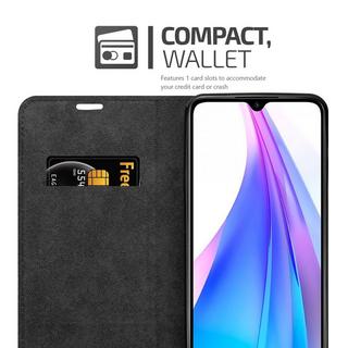 Cadorabo  Hülle für Xiaomi RedMi NOTE 8T Magnetverschluss, Kartenfach 