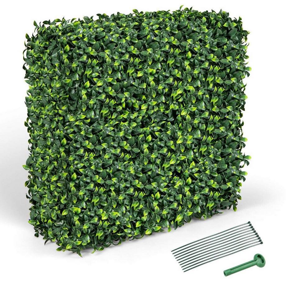 Northix  Mur végétal artificiel plantes artificielles sur pied 92 x 38 x 86 cm idéal pour l'intérieur et l'extérieur 