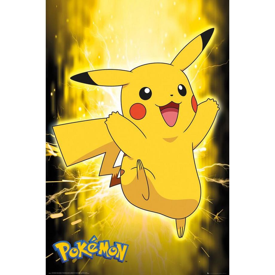 Poster - Rolled and shrink-wrapped - Pokemon - Pikachu