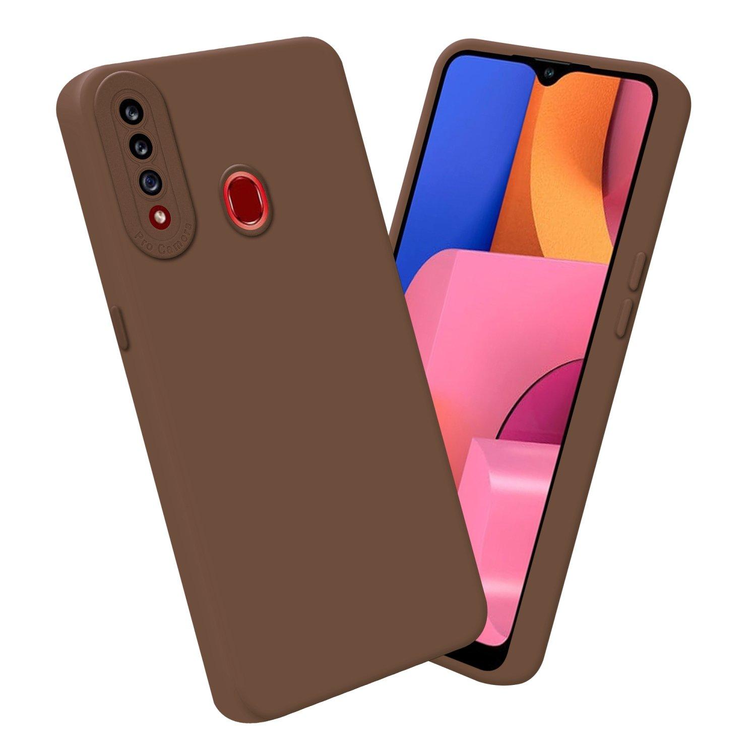 Cadorabo  Housse compatible avec Samsung Galaxy A20s - Coque de protection en silicone TPU flexible 