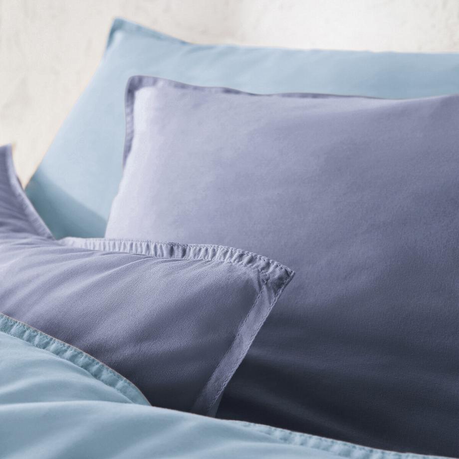 La Redoute Intérieurs Scenario Housse de couette unie en coton lavé  