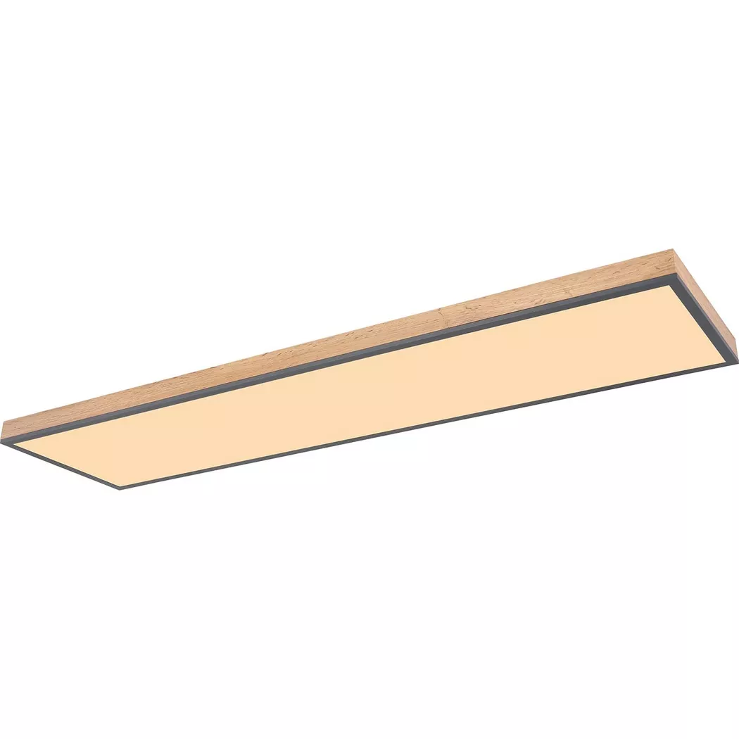 mutoni – Deckenleuchte Doro Aluminium Graphit LED 120×30, One Size, Multicolor