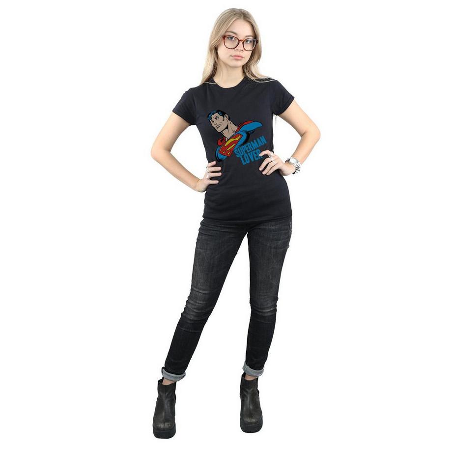 DC COMICS Superman Lover Bedrucktes T-Shirt  