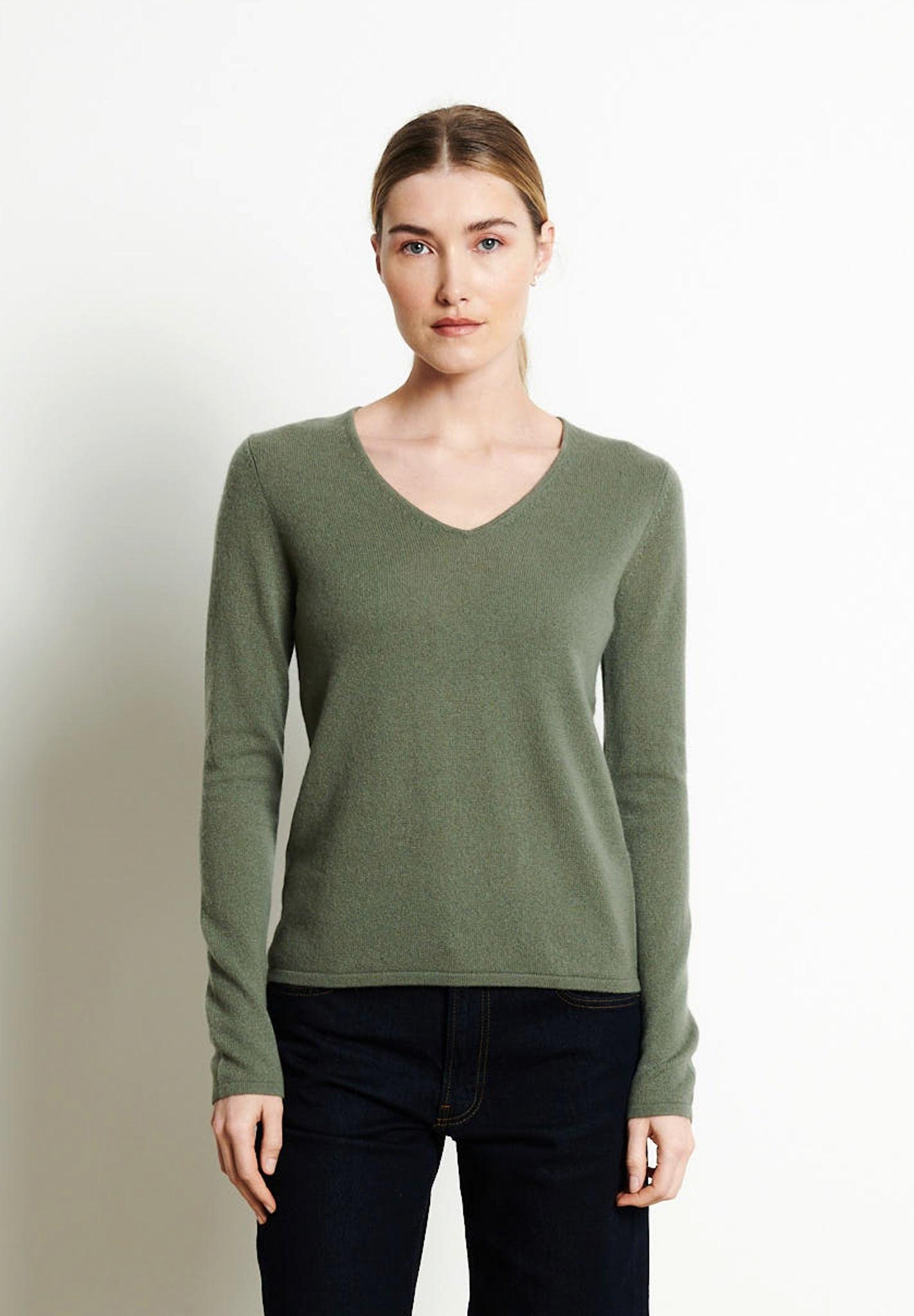 Studio Cashmere8  LILLY 2 Pullover mit V-Ausschnitt - 100% Kaschmir 