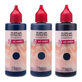 Talens  Talens Tie-Dye set Noir | 3 x 85 ml + gants 