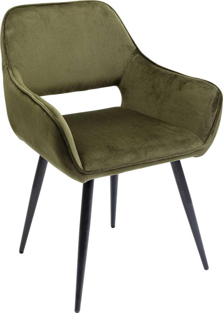 mutoni Chaise avec accoudoirs San Francisco vert foncé  