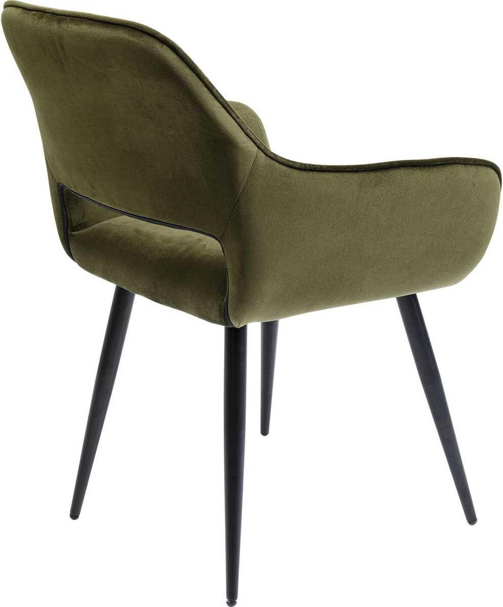 mutoni Chaise avec accoudoirs San Francisco vert foncé  