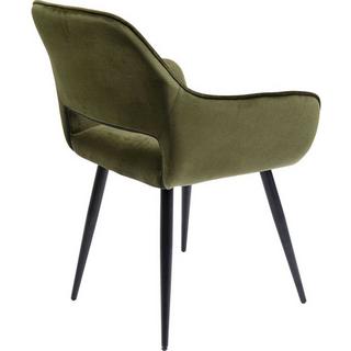 mutoni Chaise avec accoudoirs San Francisco vert foncé  