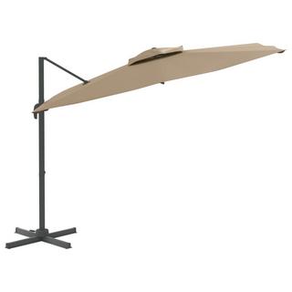 VidaXL Parasol cantilever double toit  