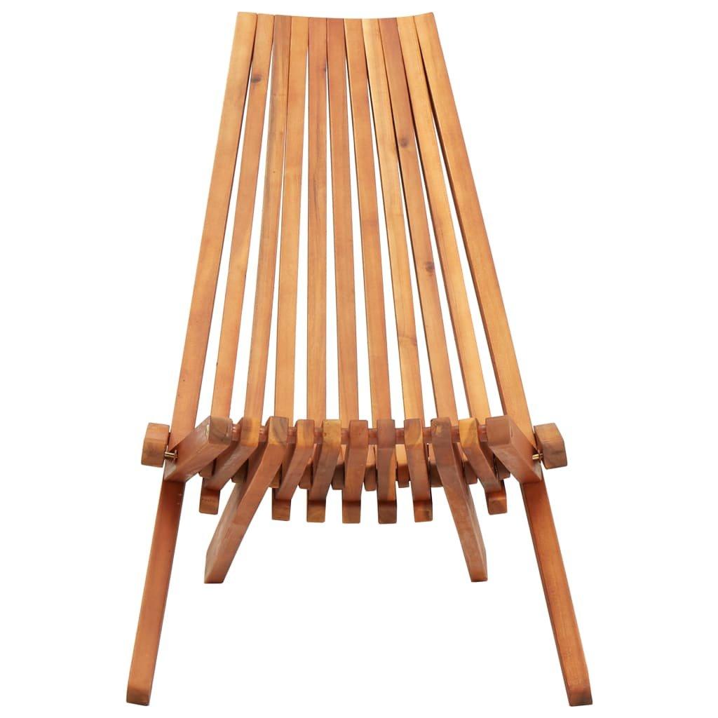 VidaXL Chaise d'extérieur bois  