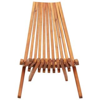 VidaXL Chaise d'extérieur bois  