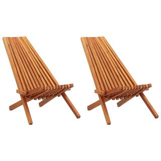 VidaXL Chaise d'extérieur bois  