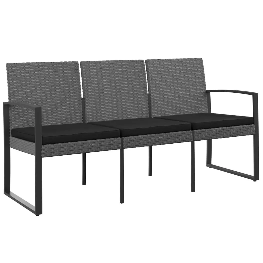 VidaXL - Gartenbank polypropylen, One Size, Grau