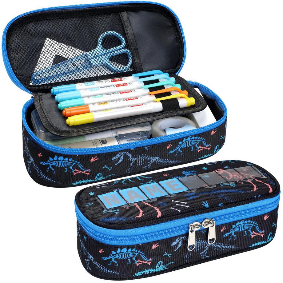 Only-bags.store  Kapazität Federmäppchen mit Reißverschluss, Schreibwaren Schreibtisch Organizer für Kinder Schule Bürobedarf 