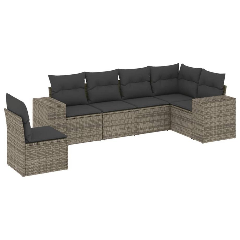 set divano da giardino Polirattan