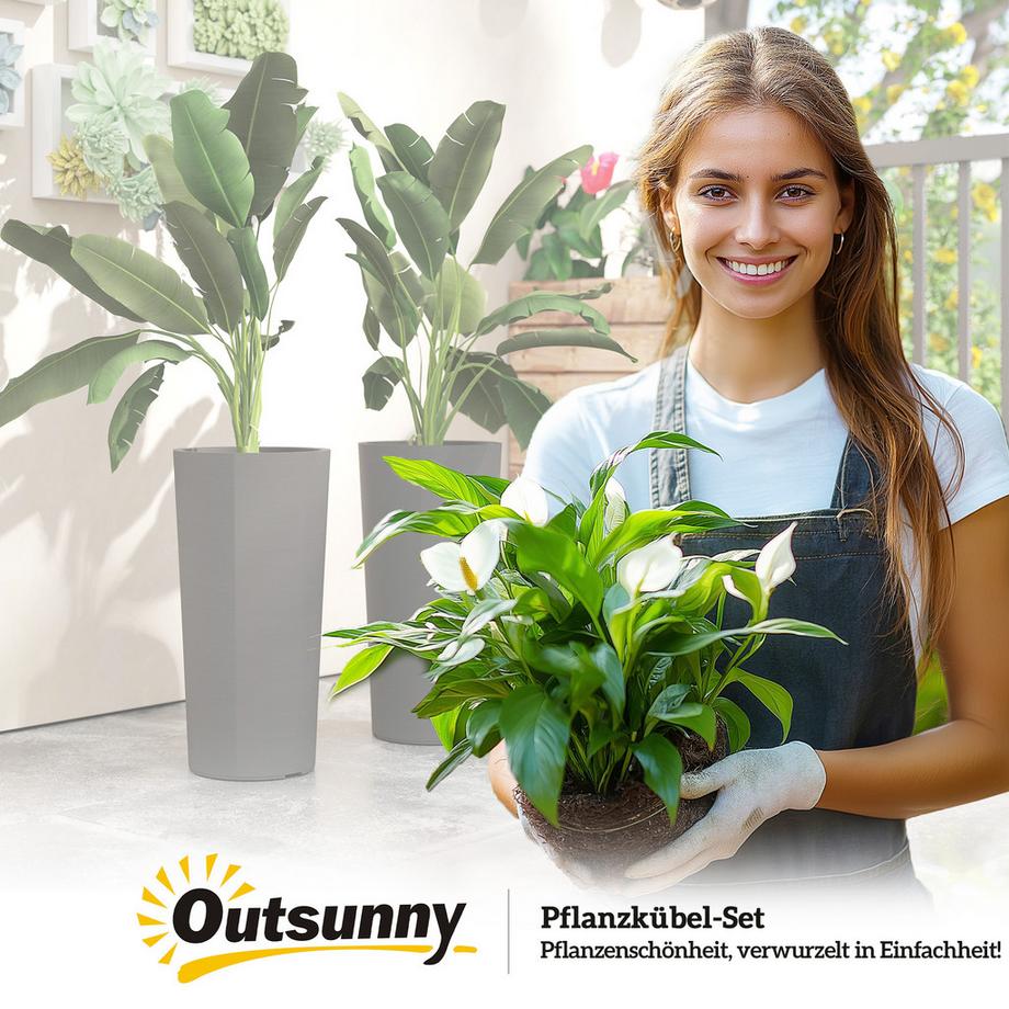 Outsunny Blumentopf Set  