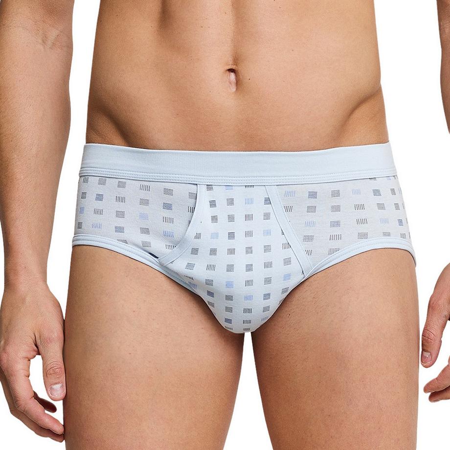 Schiesser Cotton Essentials Côtelé Fin Slips de Sport Lot de 4  