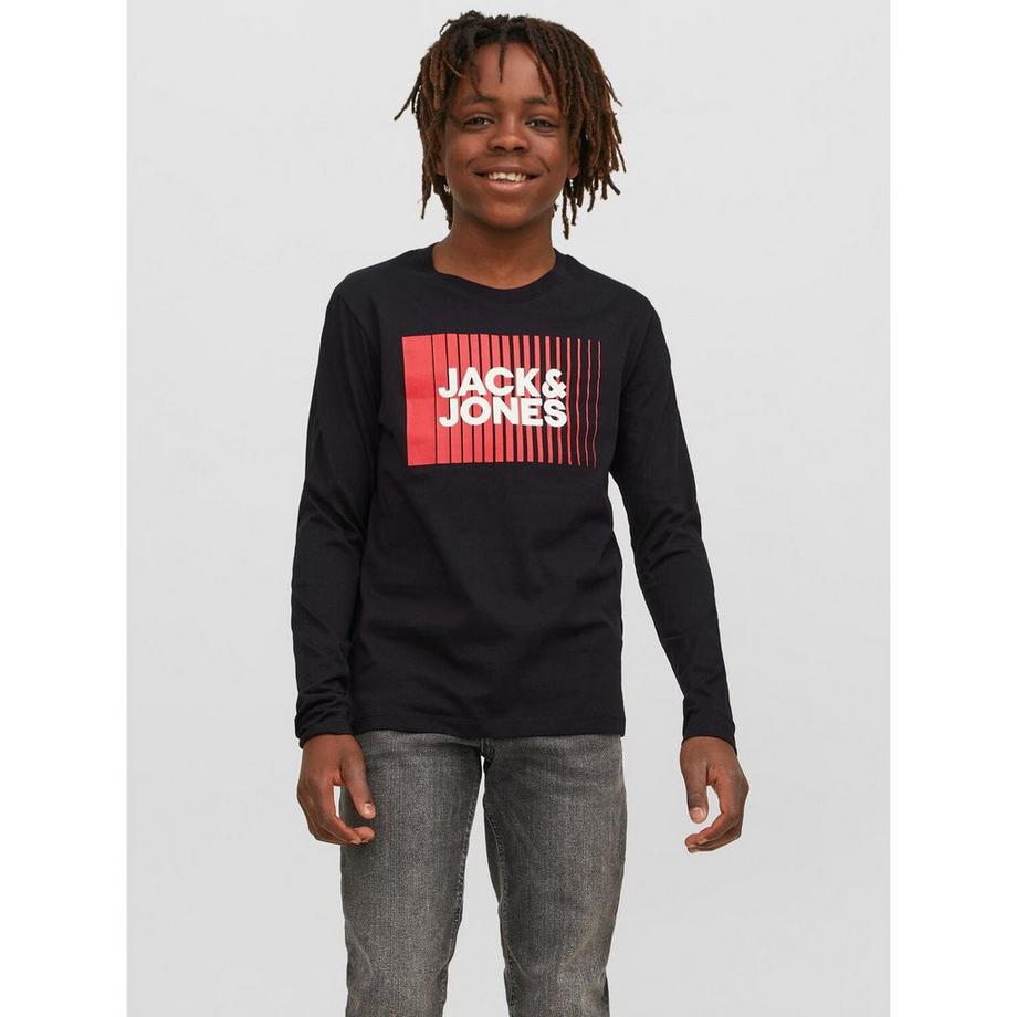 JACK & JONES  T-shirt col rond manches longues enfant  Corp Logo Play 