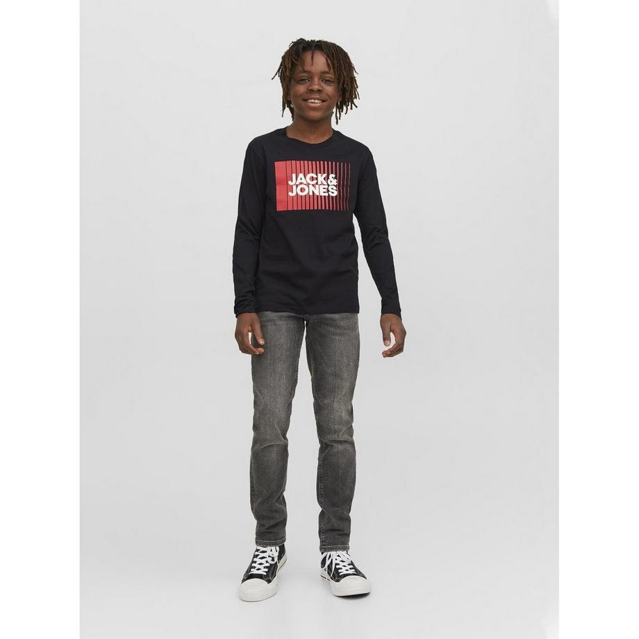 JACK & JONES  T-shirt col rond manches longues enfant  Corp Logo Play 