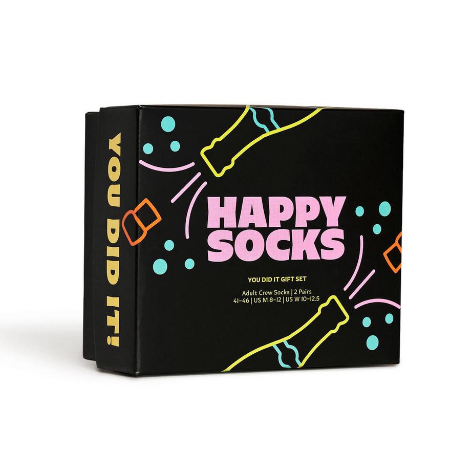 Happy Socks Chaussettes hautes 2 Paquet  