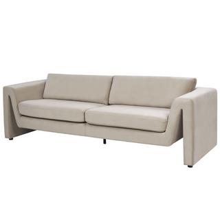 Beliani 3 Sitzer Sofa aus Samtstoff Modern MAUNU  