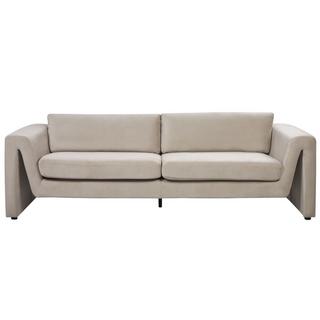 Beliani 3 Sitzer Sofa aus Samtstoff Modern MAUNU  