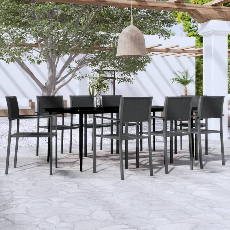 VidaXL set da pranzo da giardino  