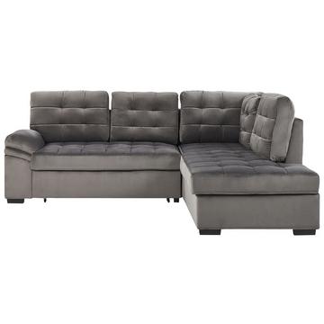 Ecksofa aus Samtstoff Modern VARNAMO