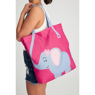 Only-bags.store Elefanten Print Faltbare Einkaufstasche  
