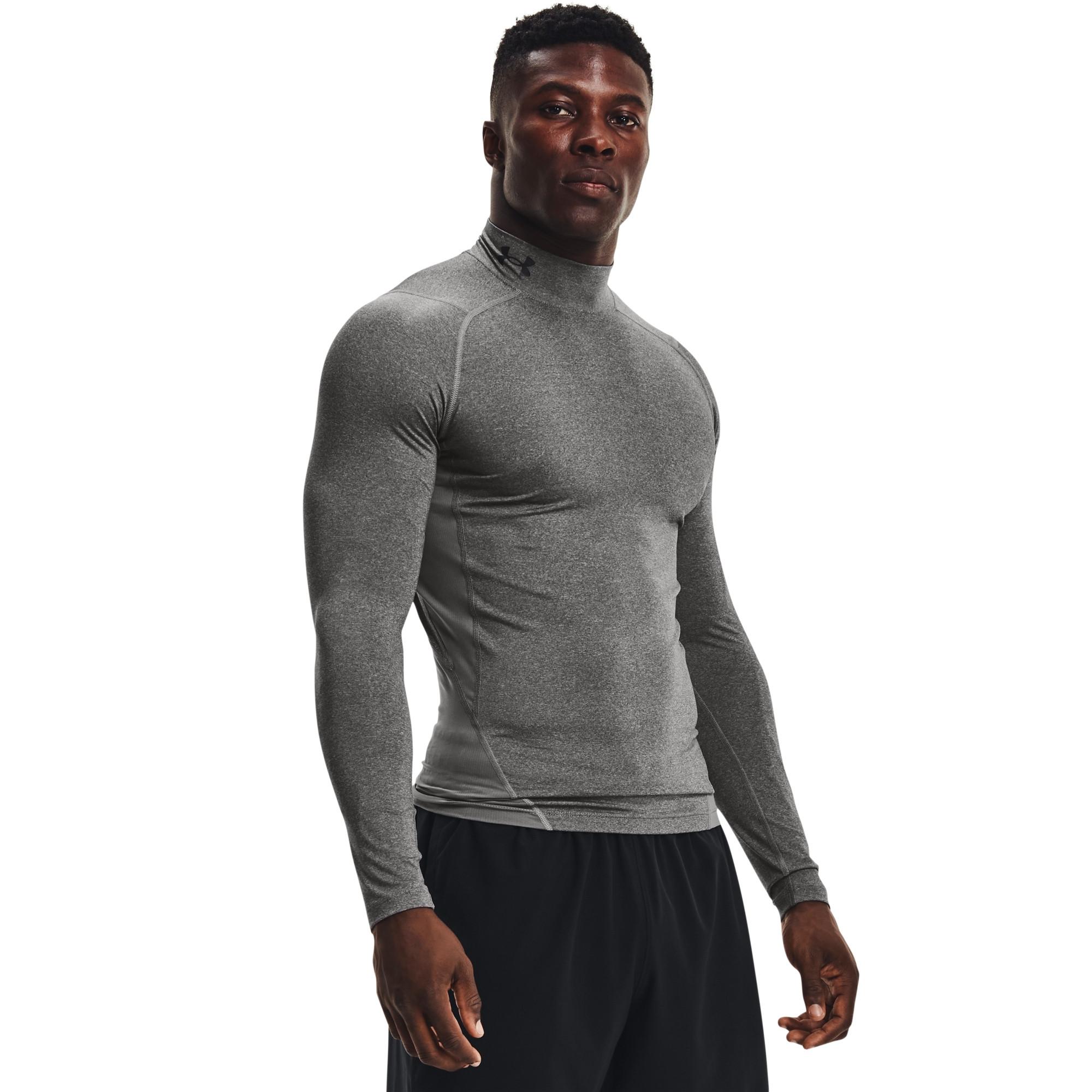 UNDER ARMOUR HeatGear Langarm Stehkragen T-Shirt  