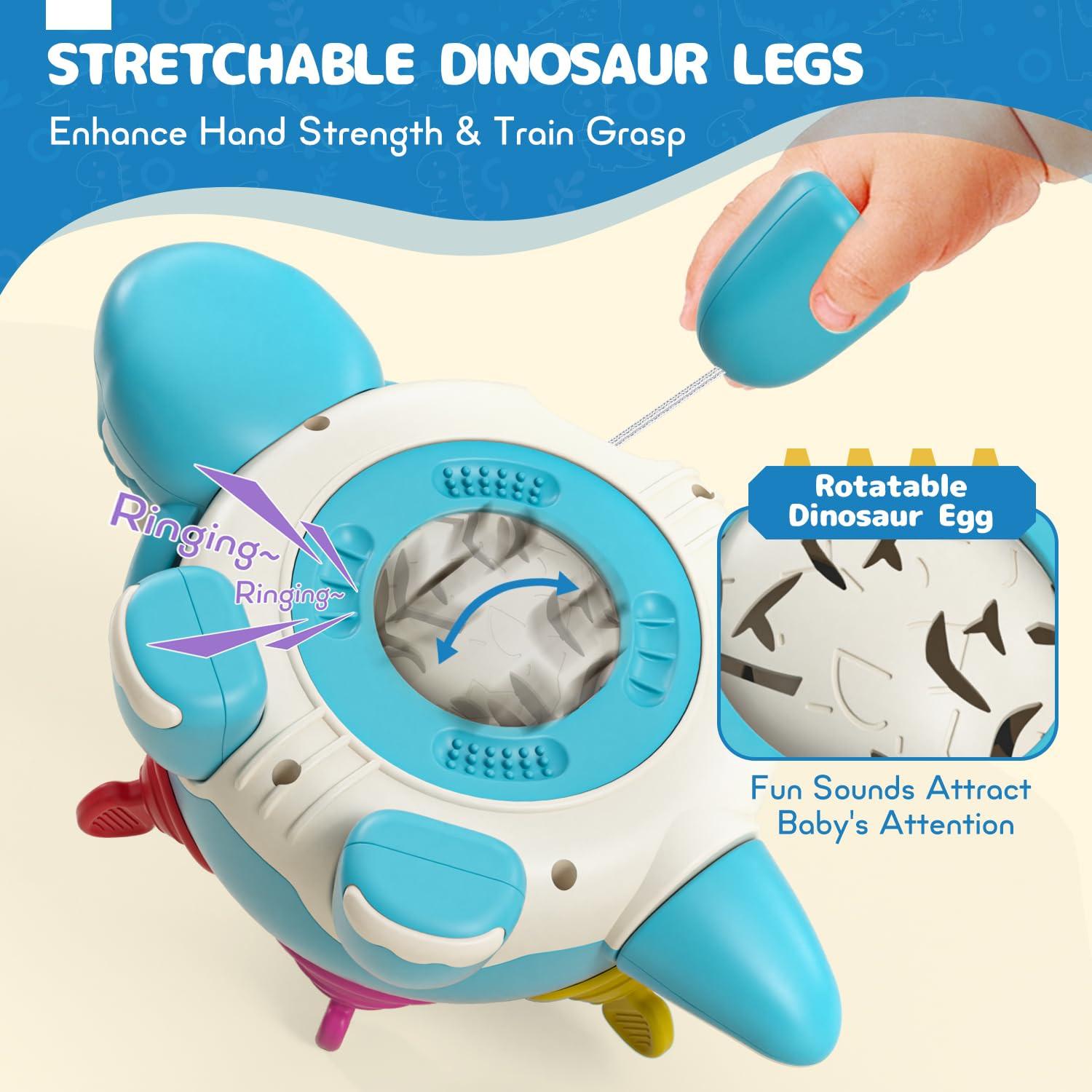 Activity-board  Jouet CastleMotor, jouet sensoriel pour bébé, jouet pour enfant Dino, jouet d'apprentissage précoce, jouet de rotation Pop Fidget 