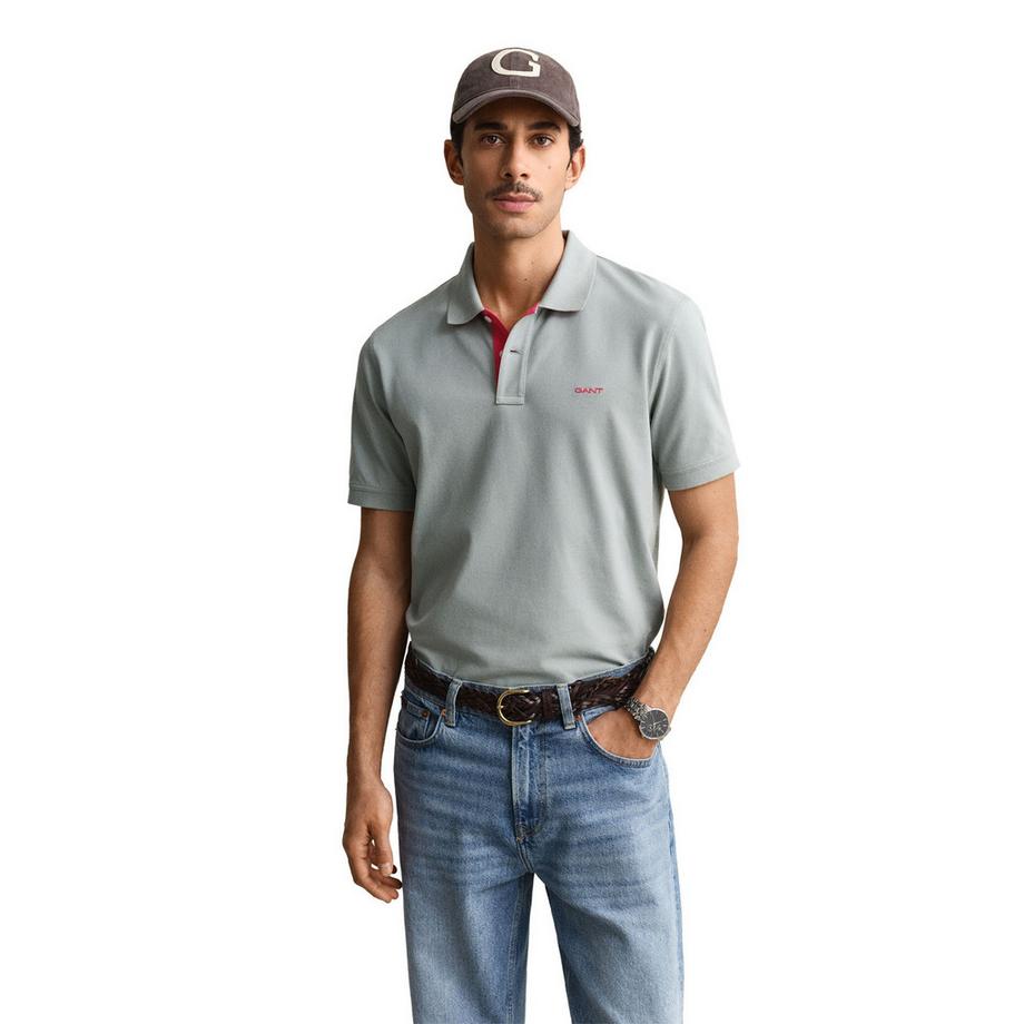 GANT  Polo Uomini Confezione da 1 Vestibilità confortevole-REGULAR CONTRAST PIQUE RUGGER 