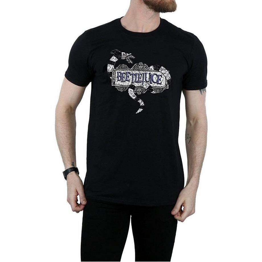 Beetlejuice T-shirt Logo Verme della Sabbia  