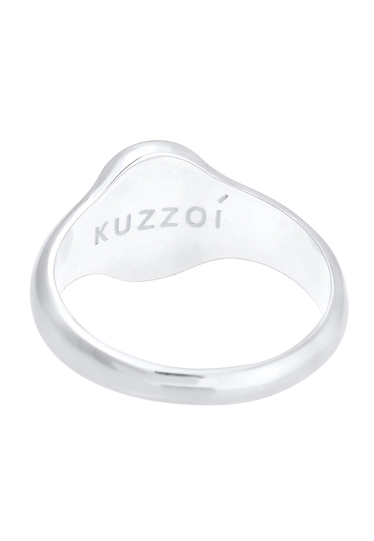 Kuzzoi  Ring Basic Cool Siegelring  Matt 