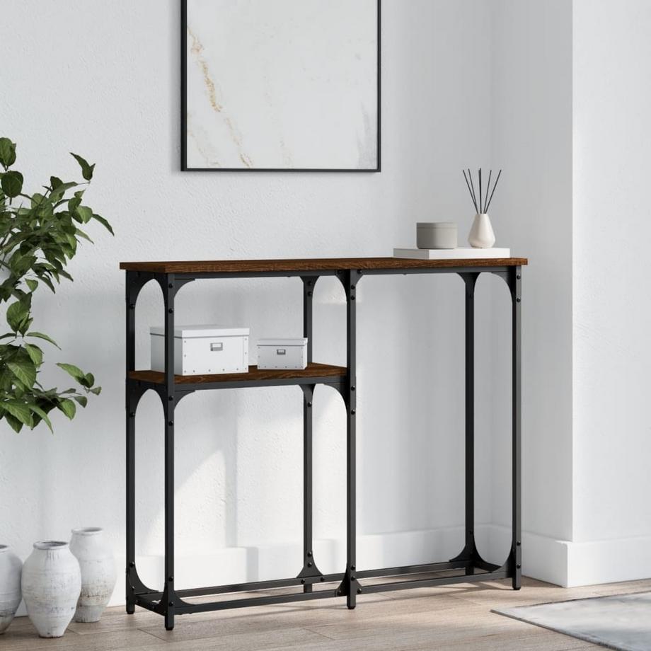 VidaXL Table console bois d'ingénierie  