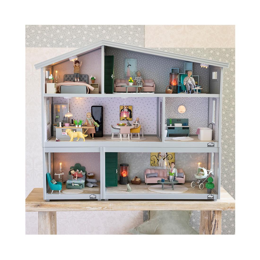 LUNDBY  Puppenhaus Untergeschoss 