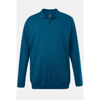 JP1880  Maglia polo basic in piqué con taglio speciale per l'addome e maniche lunghe, fino alla tg. 8XL 