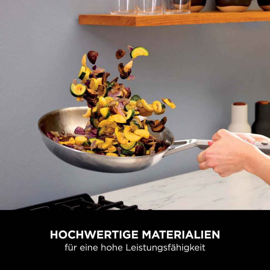 Ninja C90218DE EverClad Suppentopf Edelstahl  