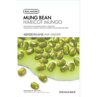 The Face Shop  Real Nature Face Mask With Mung Bean Extract 