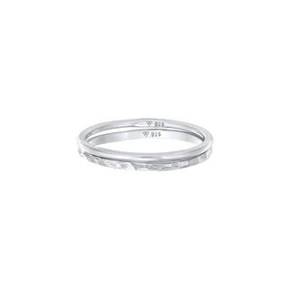 Elli  Ring Elli Ring Stapelringe Stacking Bandring 2Er Set 925 Silber 