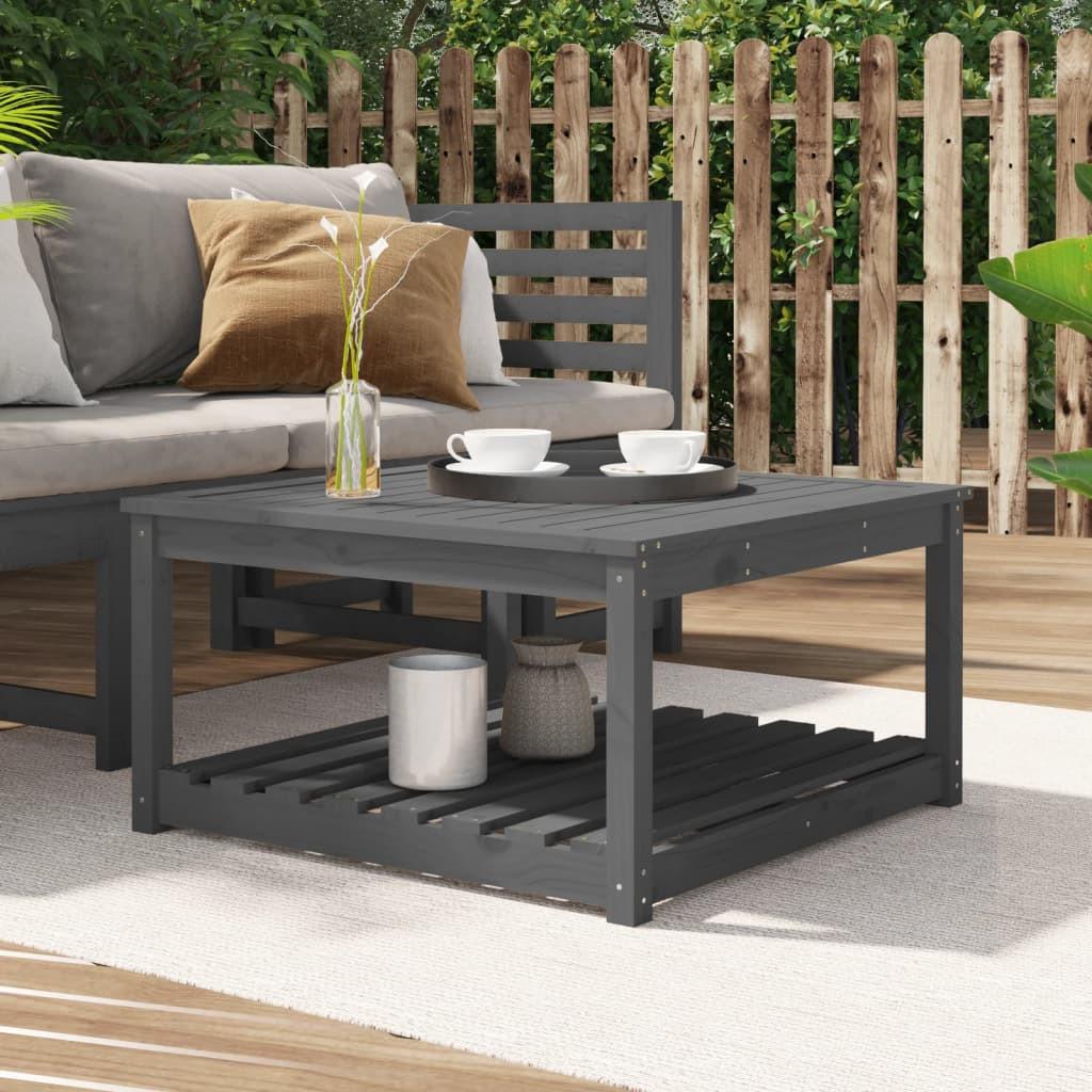 VidaXL Table de jardin bois de pin  