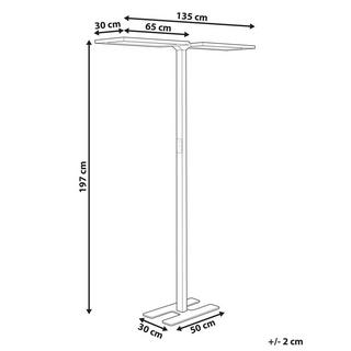 Beliani Lampadaire en Aluminium Moderne SCULPTOR  