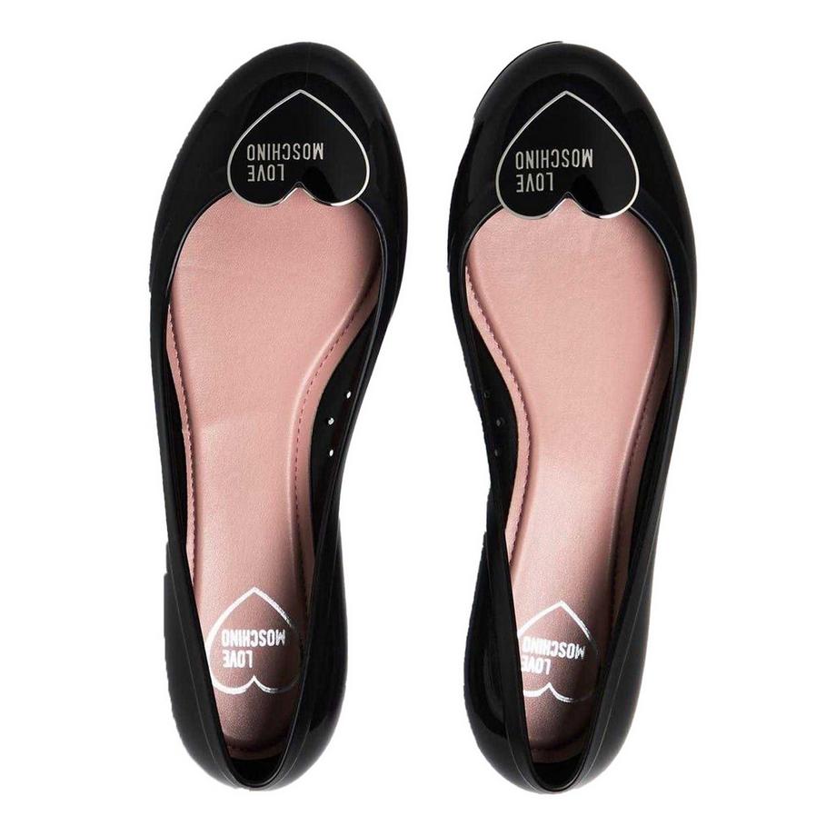 LOVE MOSCHINO Ballerinas mit Herz Logo  