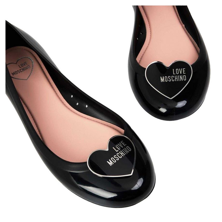 LOVE MOSCHINO Ballerinas mit Herz Logo  