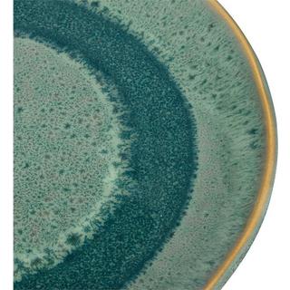 LEONARDO Teller Matera 23 cm Grün 6 Stück, HxD: 2x23cm, Keramik  