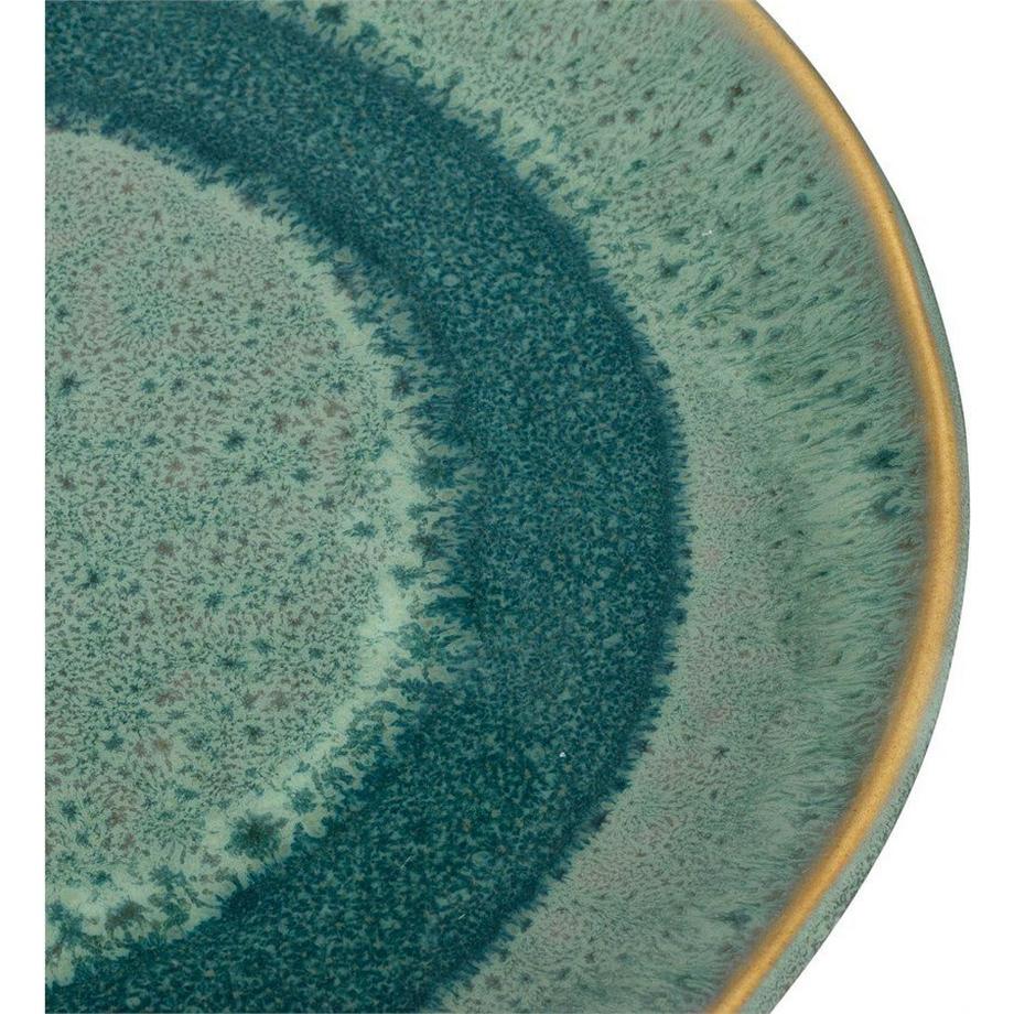 LEONARDO Teller Matera 23 cm Grün 6 Stück, HxD: 2x23cm, Keramik  