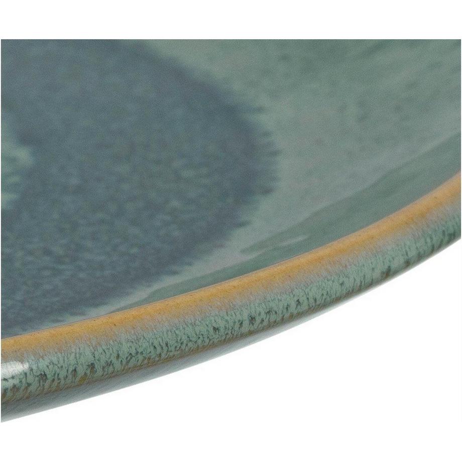 LEONARDO Teller Matera 23 cm Grün 6 Stück, HxD: 2x23cm, Keramik  