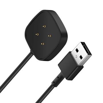Chargeur Fitbit Versa et Sense, 1m Noir
