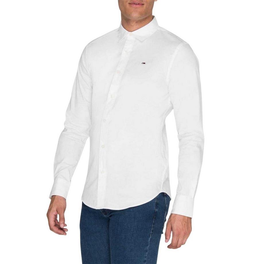 TOMMY JEANS Stretch Langarmhemd  